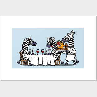 Zebra Chef Posters and Art